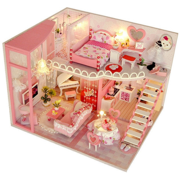 Mô hình nhà gỗ DIY - Kitty room