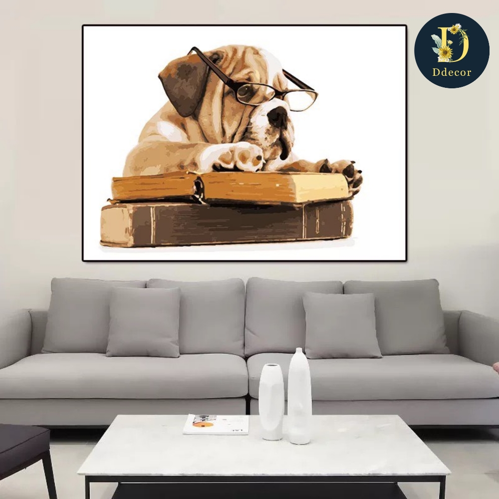 Tranh Tô Màu Theo Số Tranh Sơn Dầu Số Hóa Cô Bé Mẫu CDS