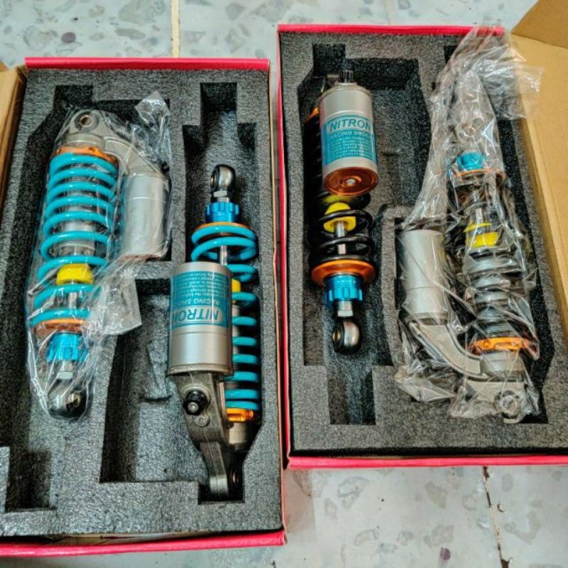 Phuộc NITRON bình dầu gắn Dr Wave RS BLADE SIRIUS JUPITER MAX TAURUS WIN CUP AXELO Charly
