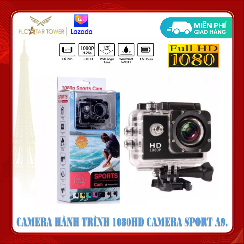 Camera Hành Trình, Camera Hành Trình Ô Tô Giá Rẻ Nhất, Camera Hành Trình 2.0 Full Hd 1080P Cam A9 Lưu Trữ 64Gb - Camera Hành Trình Chống Nước - Camera Hành Trình Xe Máy Phượt