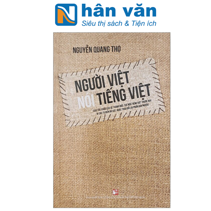 Sách - người việt nói tiếng việt