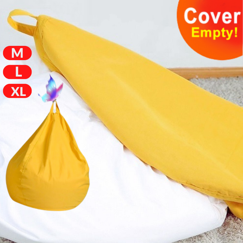 Vỏ ghế lười hạt xốp 3ii home hình trái lê size m 80x100cm l 100x120cm xl 120x130cm màu sắc đa dạng chất liệu sử dụng cao cấp mềm mại êm ái