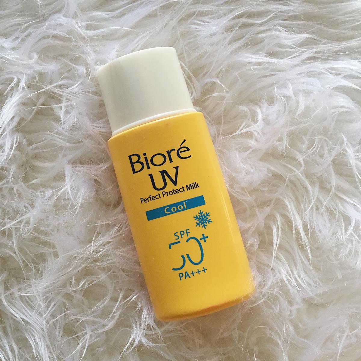 Sữa chống nắng bioré uv perfect protect milk cool 25ml