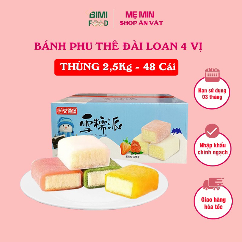 Combo 4 Bánh phu thê Đài Loan mix 4 vị