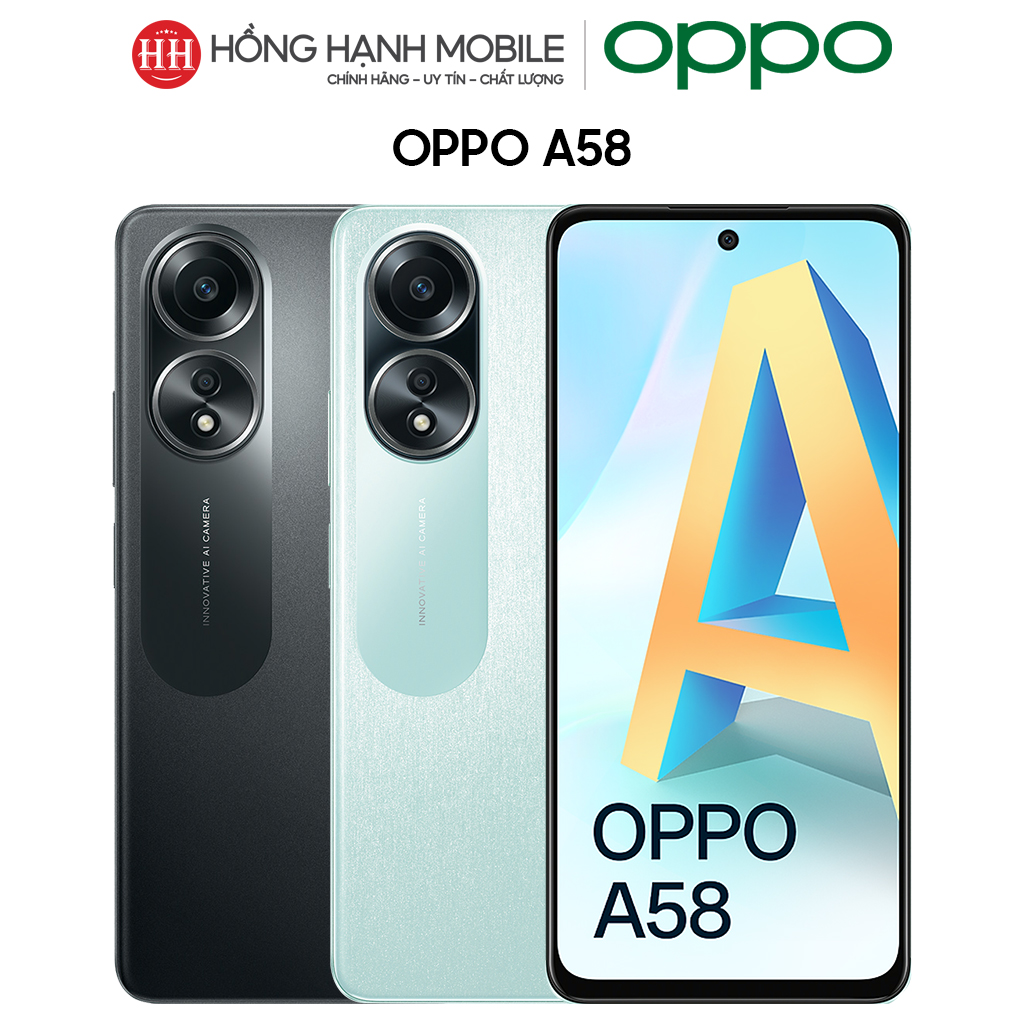 Điện Thoại Oppo A58 6GB/128GB - Hàng Chính Hãng