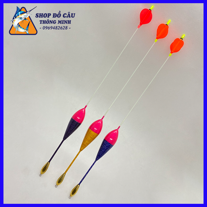 Phao Câu Lục Chân Đồng, ( Màu Ngẫu Nhiên ), Dài 35 cm, Phao Câu Gần Bờ Siêu Tiện Lợi ( Shop Đồ Câu Thông Minh )