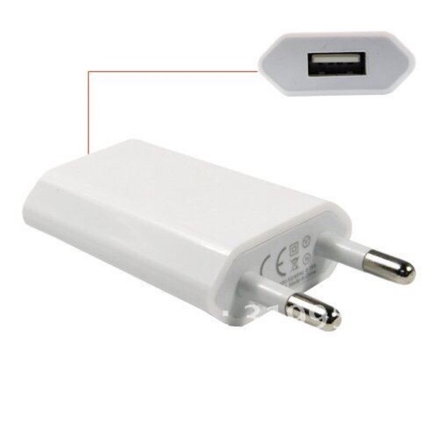 Cóc sạc, củ sạc Dẹt Zin Iphone Full Box