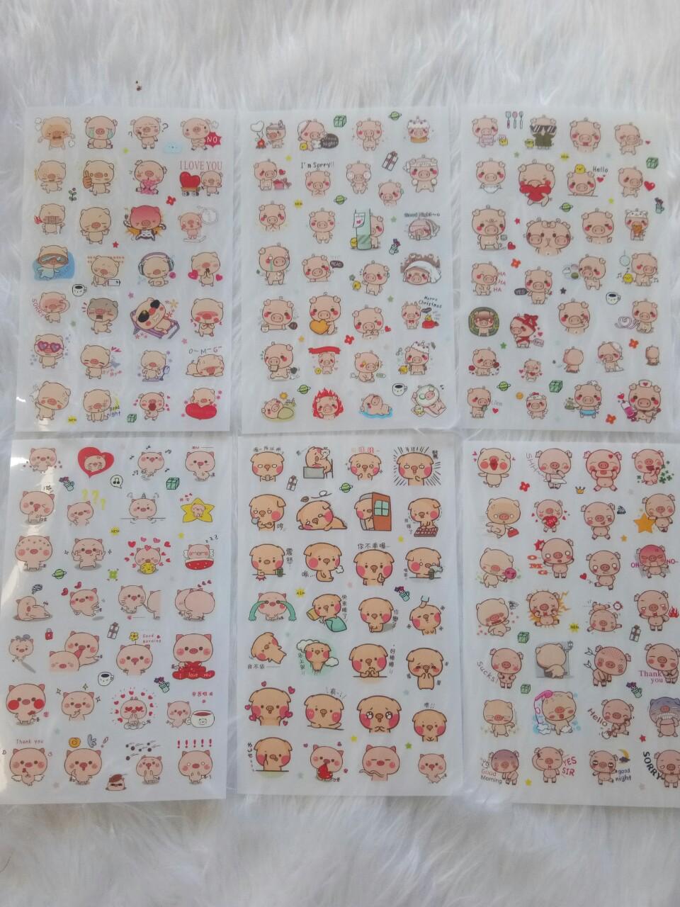 [HCM]Set 3 tấm Sticker L1 giá 10K