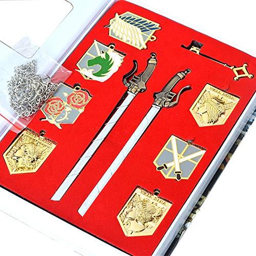 set đồ AOT số 1 - huy hiệu không kèm chìa khóa - baystore