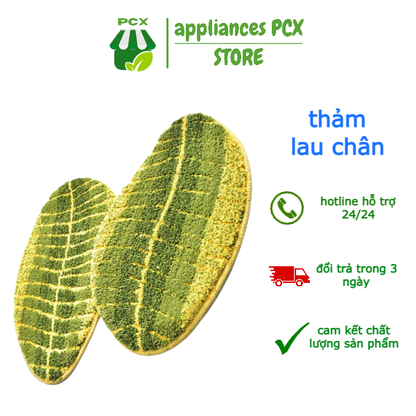 Thảm chùi chân chống trượt hình lá cây chất liệu lông cừu mềm mại độ thấm hút nước cao