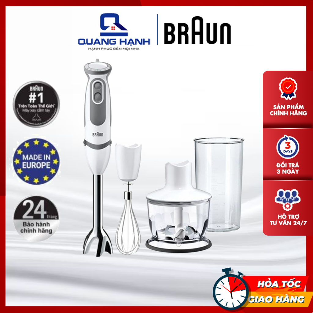 Máy xay cầm tay Braun MQ5235 - Hãng phân phối