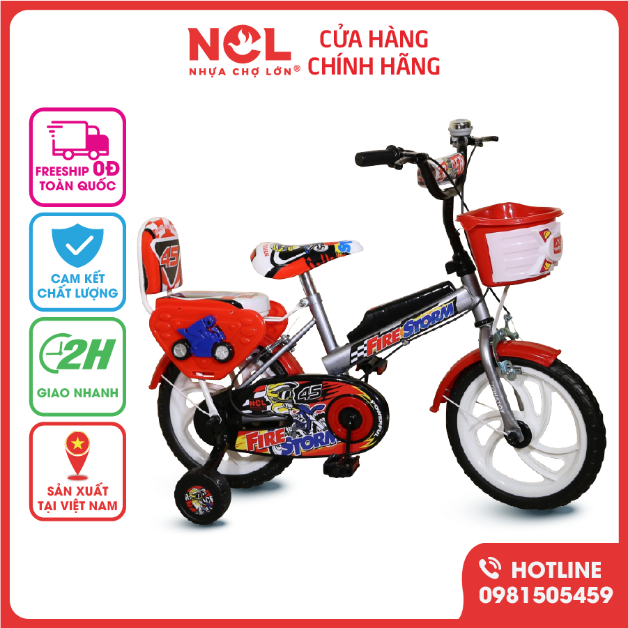 Xe Đạp Trẻ Em Nhựa Chợ Lớn K90 Dành Cho Bé Từ 2 - 4 Tuổi