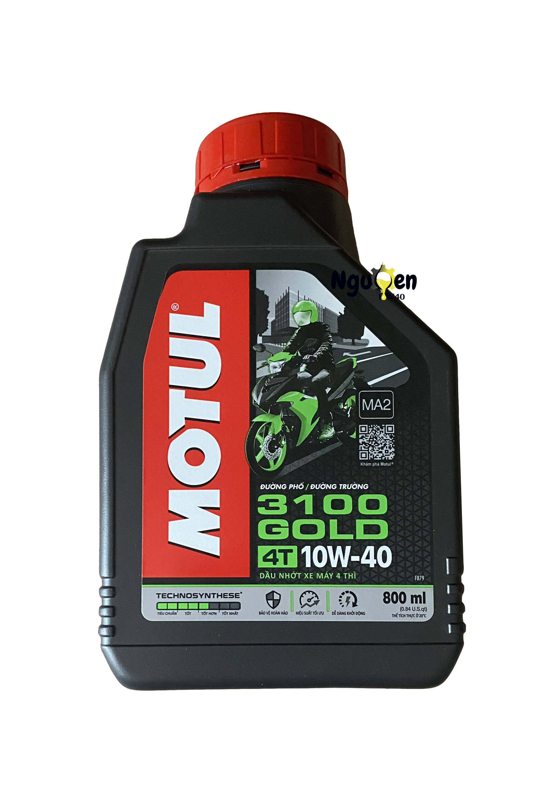 Nhớt motul 3100 gold 10w40 cho xe số