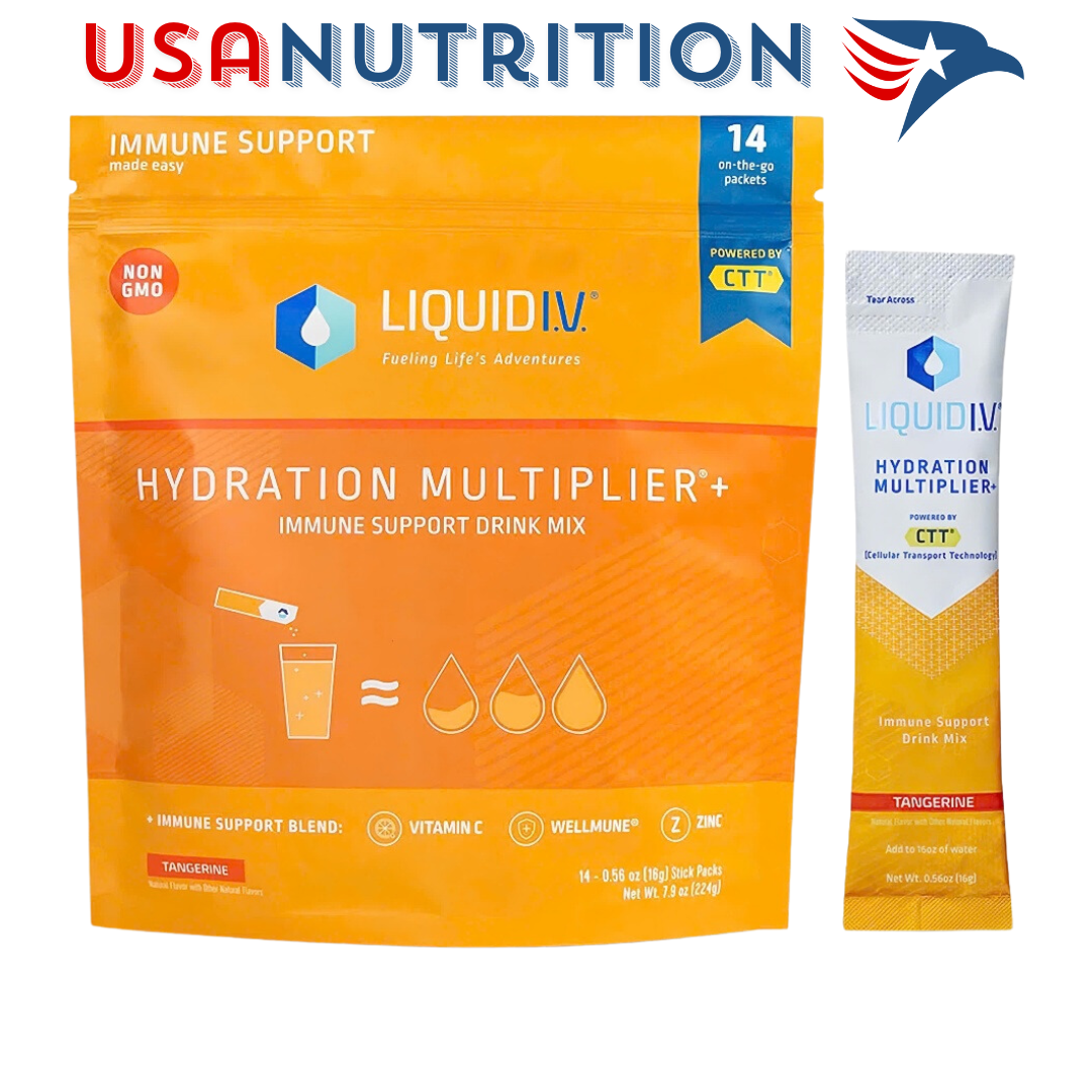 Bột điện giải cải thiện miễn dịch Unilever Liquid IV Immune Support :Bịch 14 gói