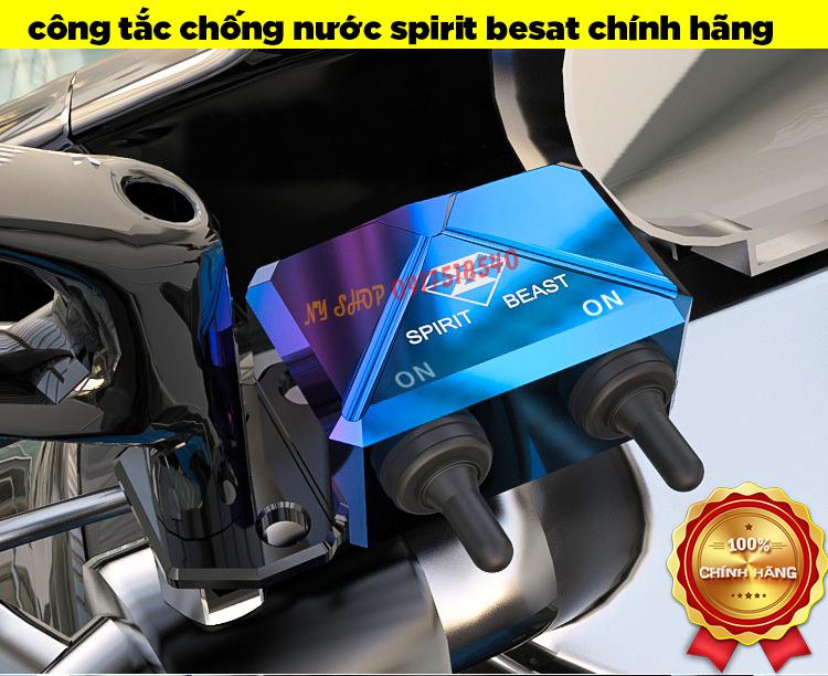 CÔNG TẮC CNC HÀNG HÃNG SPIRIT BEAST GẮN ĐÈN TRỢ SÁNG ( MÀU TITAN )