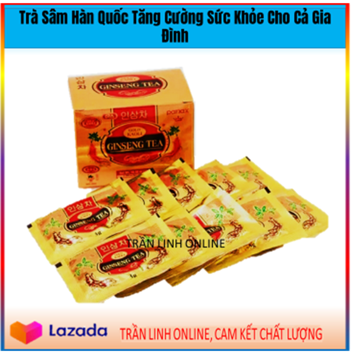 Trà Sâm Hàn Quốc Tăng Cường Sức Khỏe Cho Cả Gia Đình,trần linh online  ( HỘP 10 GÓI)