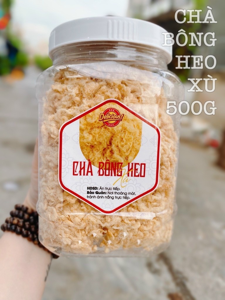 1kg chà bông heo xù thơm ngon đặc biệt, chà bông an toàn vệ sinh thực phẩm đảm bảo dinh dưỡng chất lượng tpfoodbachhoaonline