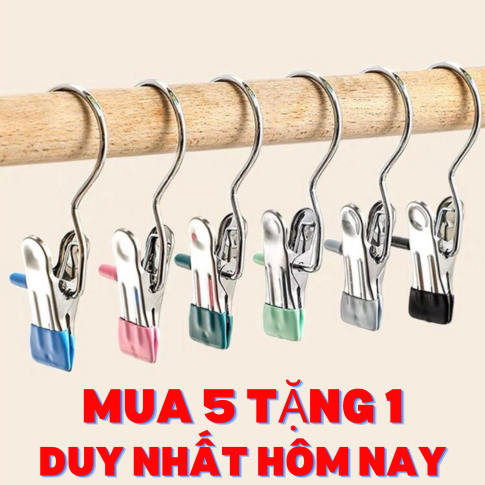 [ buy 5 Get 1] set of 30 portable stainless steel compact Hook & loop fastener Holder fits all family little girls