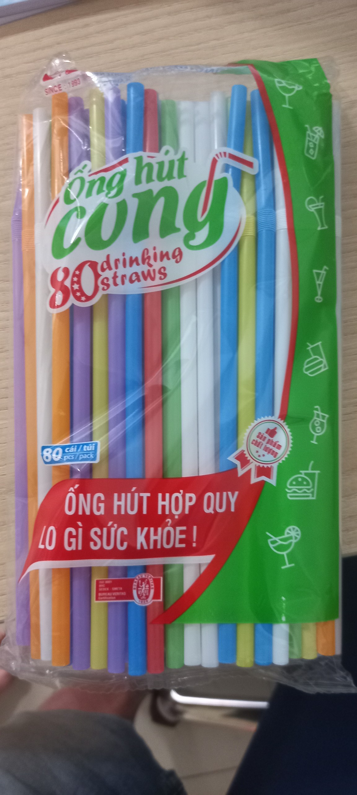 1 bịch ông hút trắng bẻ đầu - bịch 70 ống phi 5/ đen 80 cái phi 6/ màu 80 cái phi 6