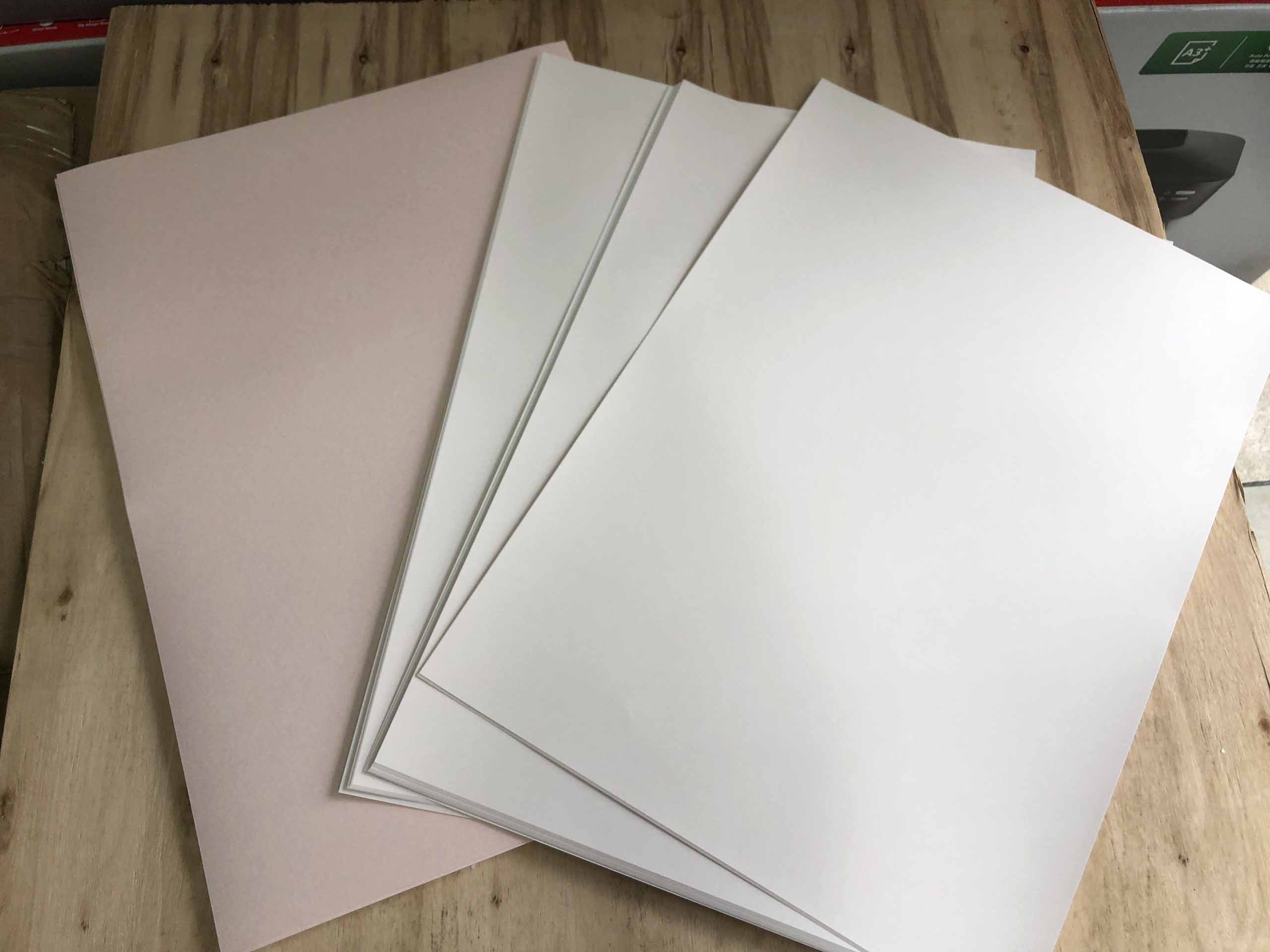 Giấy in chuyển nhiệt đế hồng khổ A4