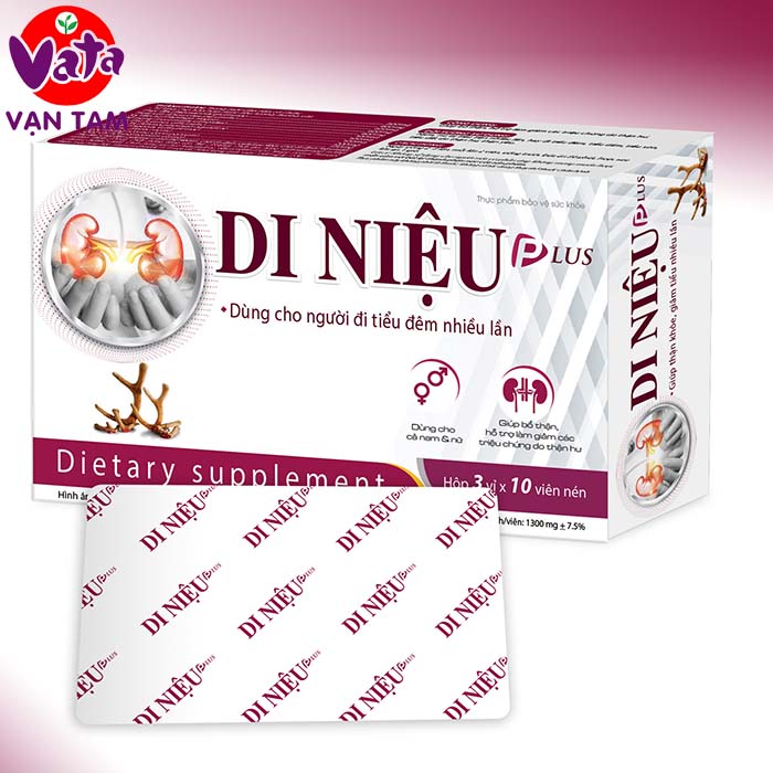 Di Niệu Plus – Dùng Cho Người Đi Tiểu Đêm Nhiều Lần
