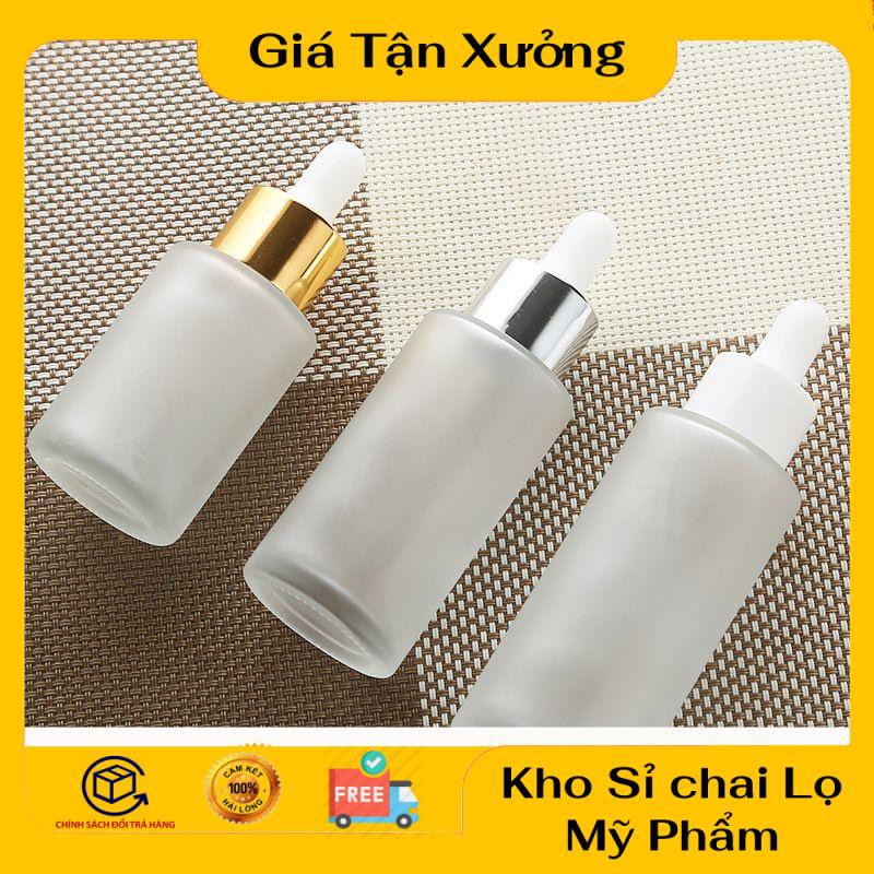 Lọ chiết tinh dầu Thủy tinh mờ đựng serum