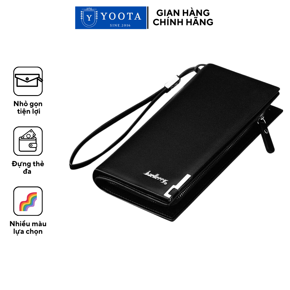 Ví nam cầm tay, ví đựng thẻ, Bóp nam baellerry,thời trang công sở phong cách Hàn Quốc