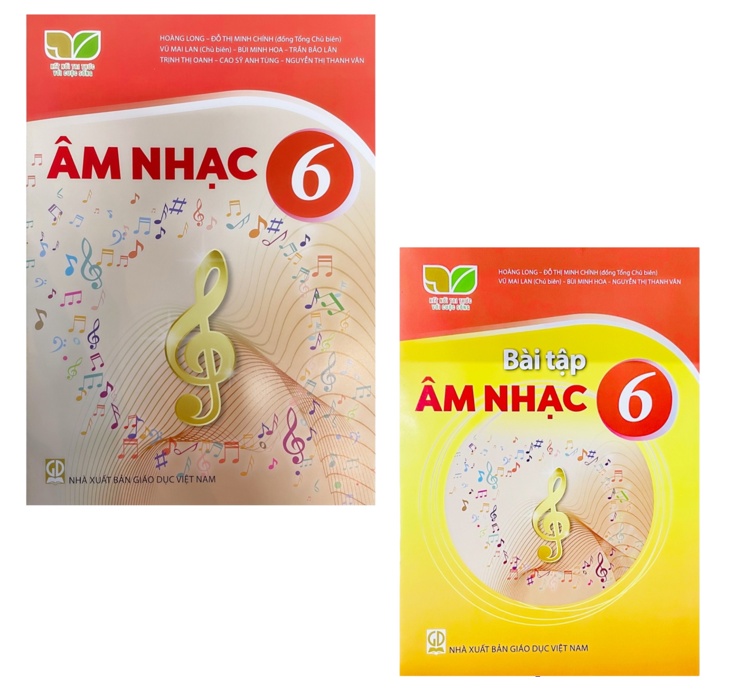 Edubook - Combo Âm Nhạc lớp 6 (Bộ 2 cuốn) - Kết nối tri thức với cuộc sống (Kèm 2 bút gel)