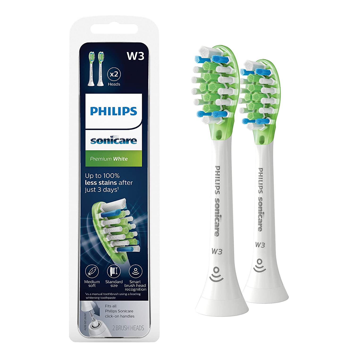 Đầu bàn chải điện philips sonicare w3 premium white