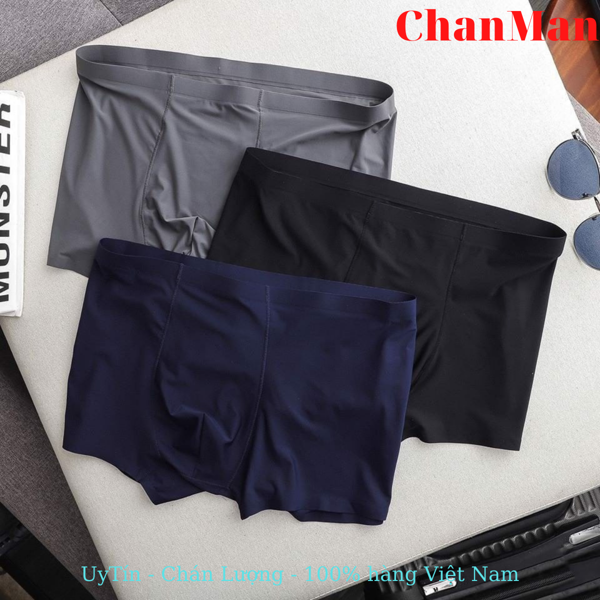 Quần lót nam thun lạnh nhật bản, quần sịp đúc full 8 màu
