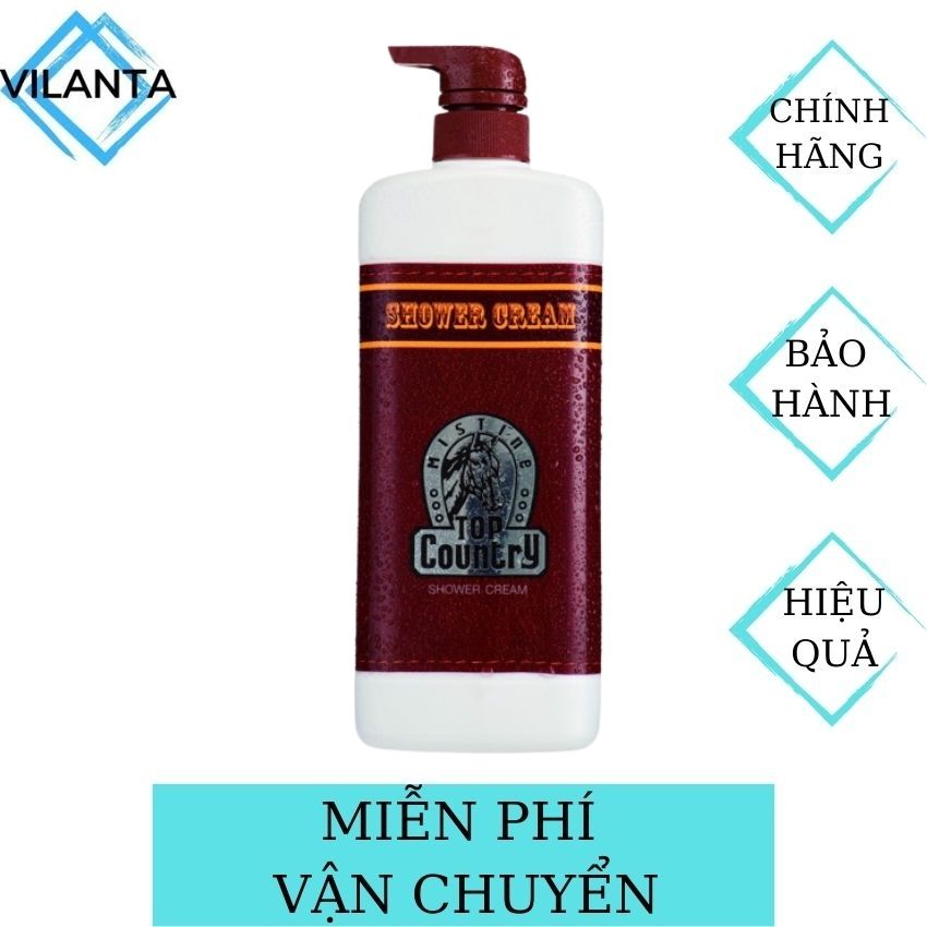 [FreeShip] Sữa Tắm Hương Nước Hoa Con Ngựa Top Country Thái Lan VILANTA cùng hương quyến rũ, lưu hương cả ngày dài-500ml