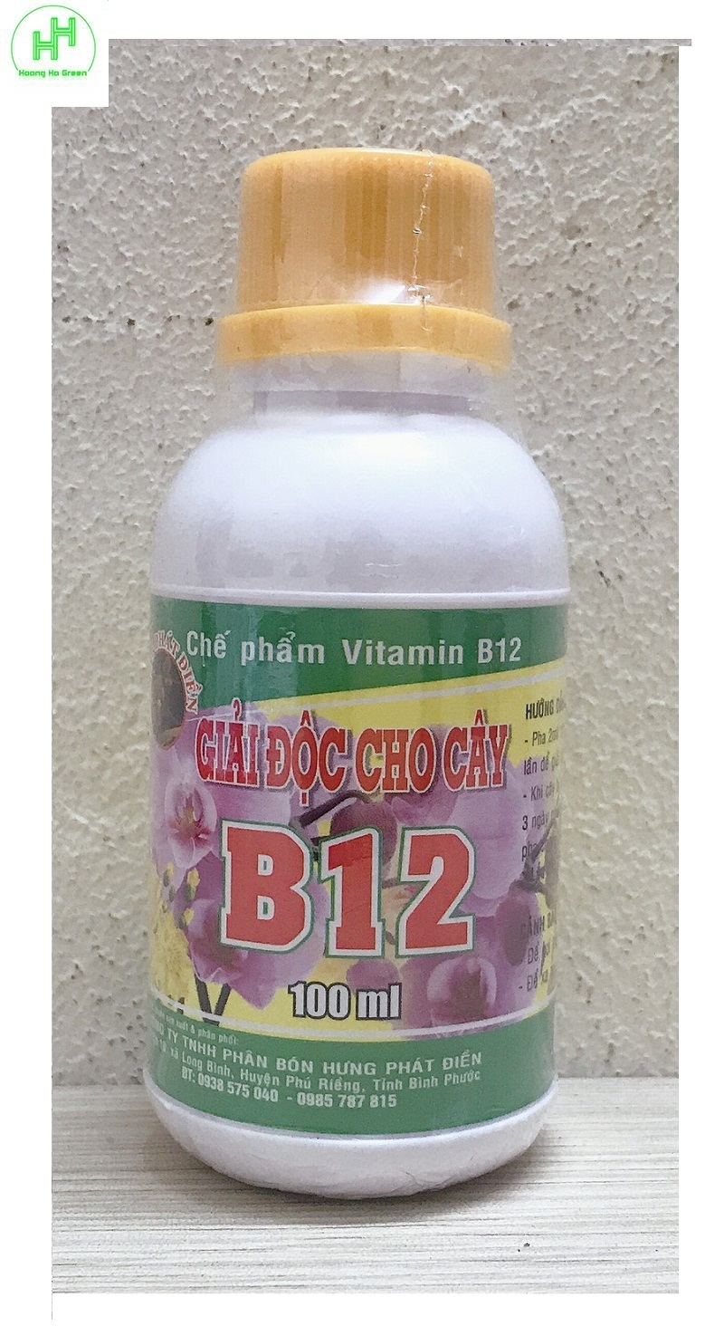 Chế Phẩm Vitamin B12 Giải Độc Cho Cây B12, Thể Tích: 100ml