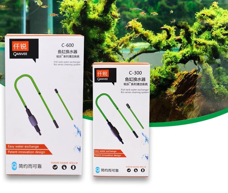 Dụng Cụ Vệ Sinh Hồ Cá Qanvee C600 Cho Hồ Cá Cảnh