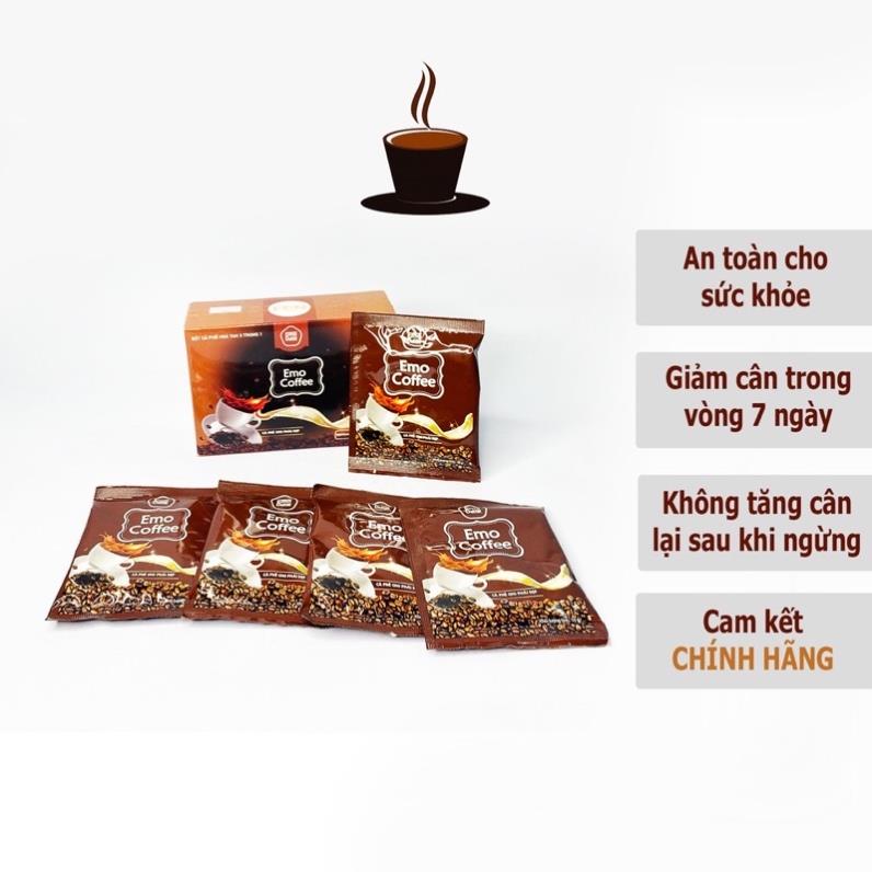 Cà phê giảm cân Emoslim Detox giảm cân nhanh cấp tốc trong 7 ngày, sản phẩm sạch đạt tiêu chuẩn .