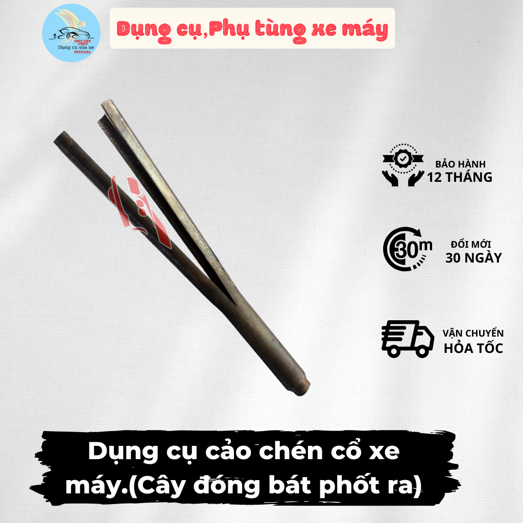 [ XẢ LỖ ].Dụng cụ cảo chén cổ xe máy (Cây đóng bát phốt ra)