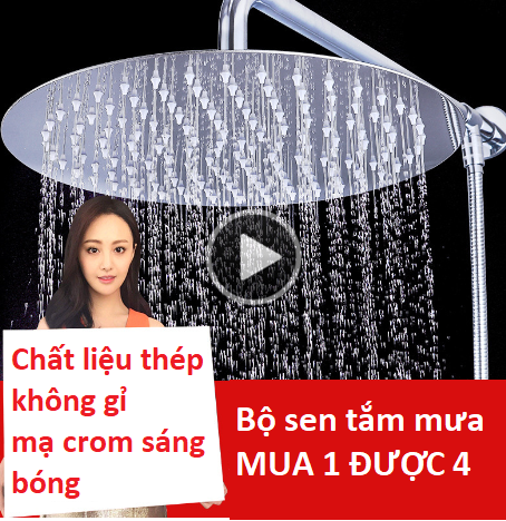 Bộ cần sen rời,bát sen to tắm đứng mạ crom sáng bóng bao gồm bát sen +cần treo bát + dây sen 1.5m