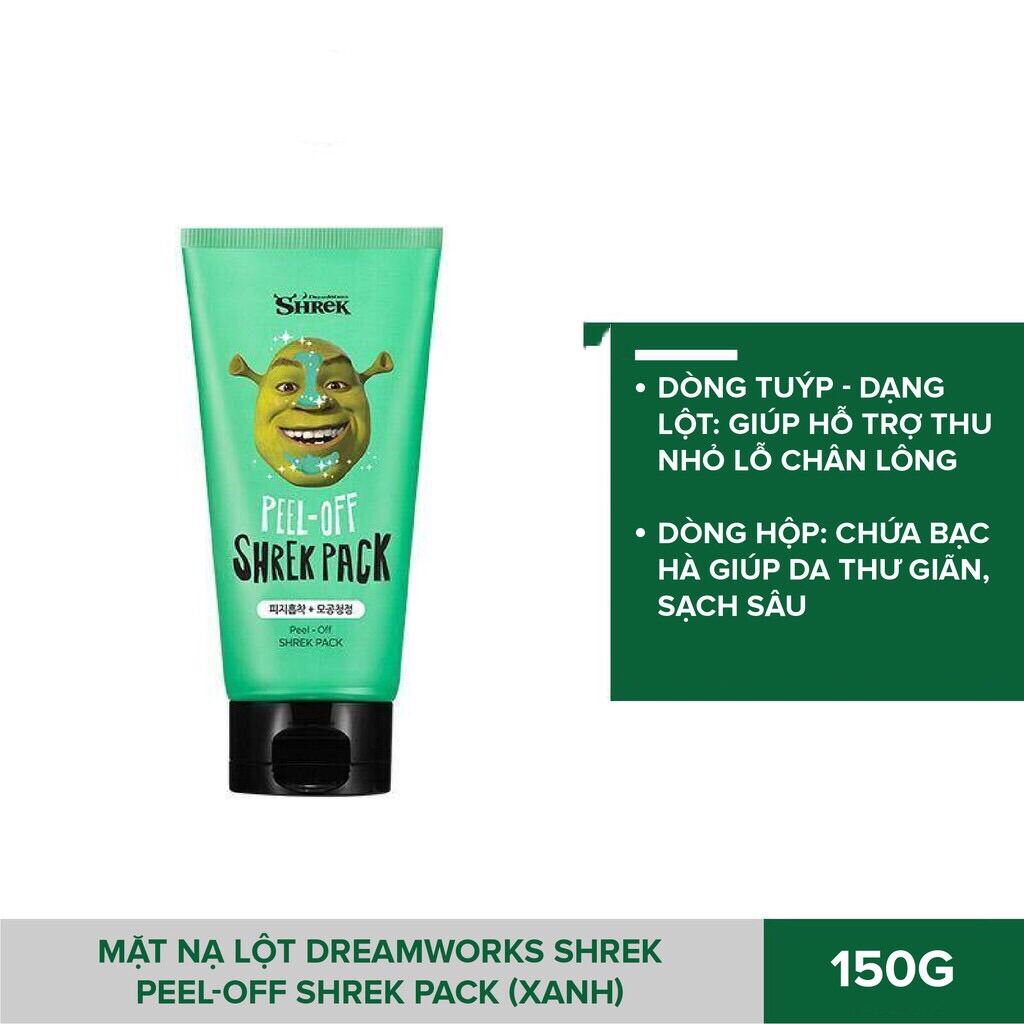 Mặt Nạ Dạng Lột Oliveyoung Dreamworks Shrek Peel Off Shrek Pack