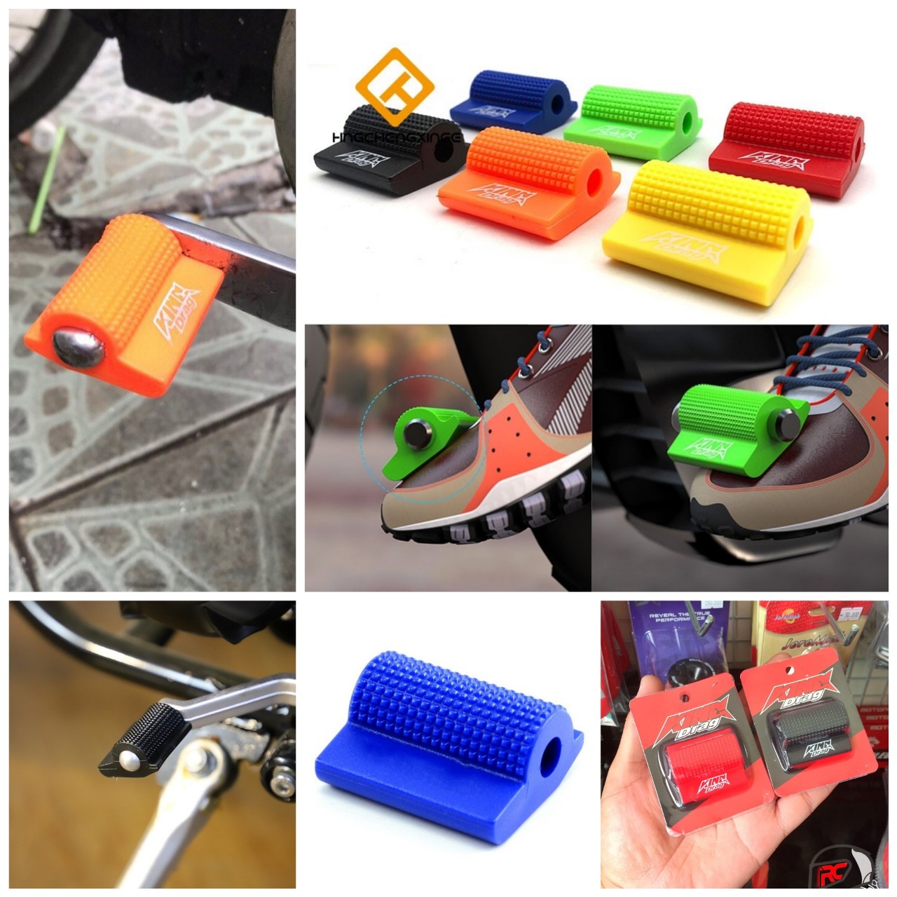 Bọc cần số móc xe máy chống trượt bảo vệ không hư hoặc bẩn giày mẫu mới lắp các xe loại tốt siêu bền