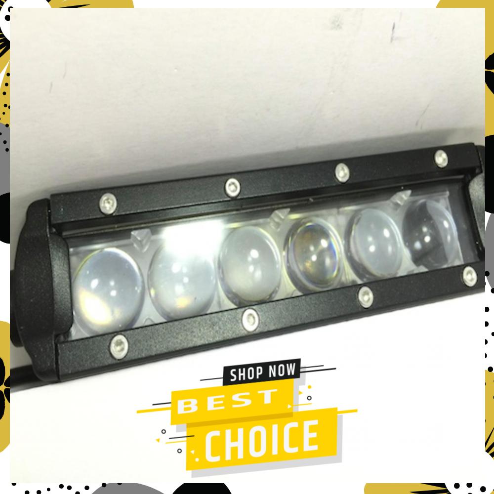 [HCM]đèn trợ sáng led Thanh Khang trợ sáng thanh ngang 6 bóng bi cầu 30w cao cấp ô tô xe máy 002000012