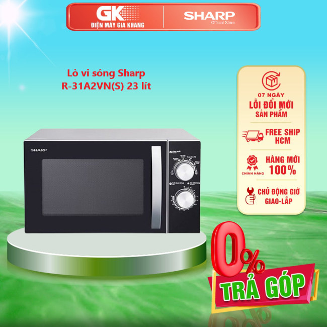 Lò vi sóng cơ sharp r-31a2vn 23 lít - giao toàn quốc - freeship hcm