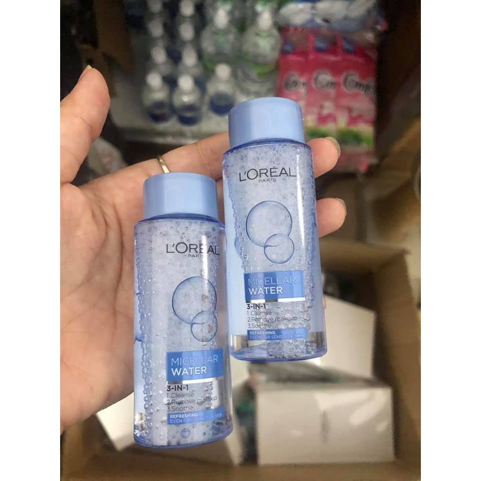 2 Chai Nước tẩy trang Loreal - L'Oreal Paris tươi mát 30ml