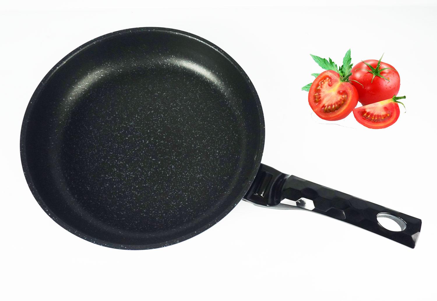 Chảo vân đá đáy từ happycook gfp-ih 24cm/26cm/28cm dùng được bếp từ
