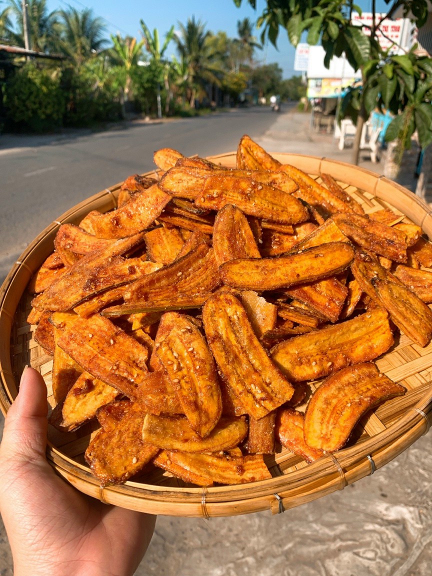 Chuối sấy mè gừng 500g