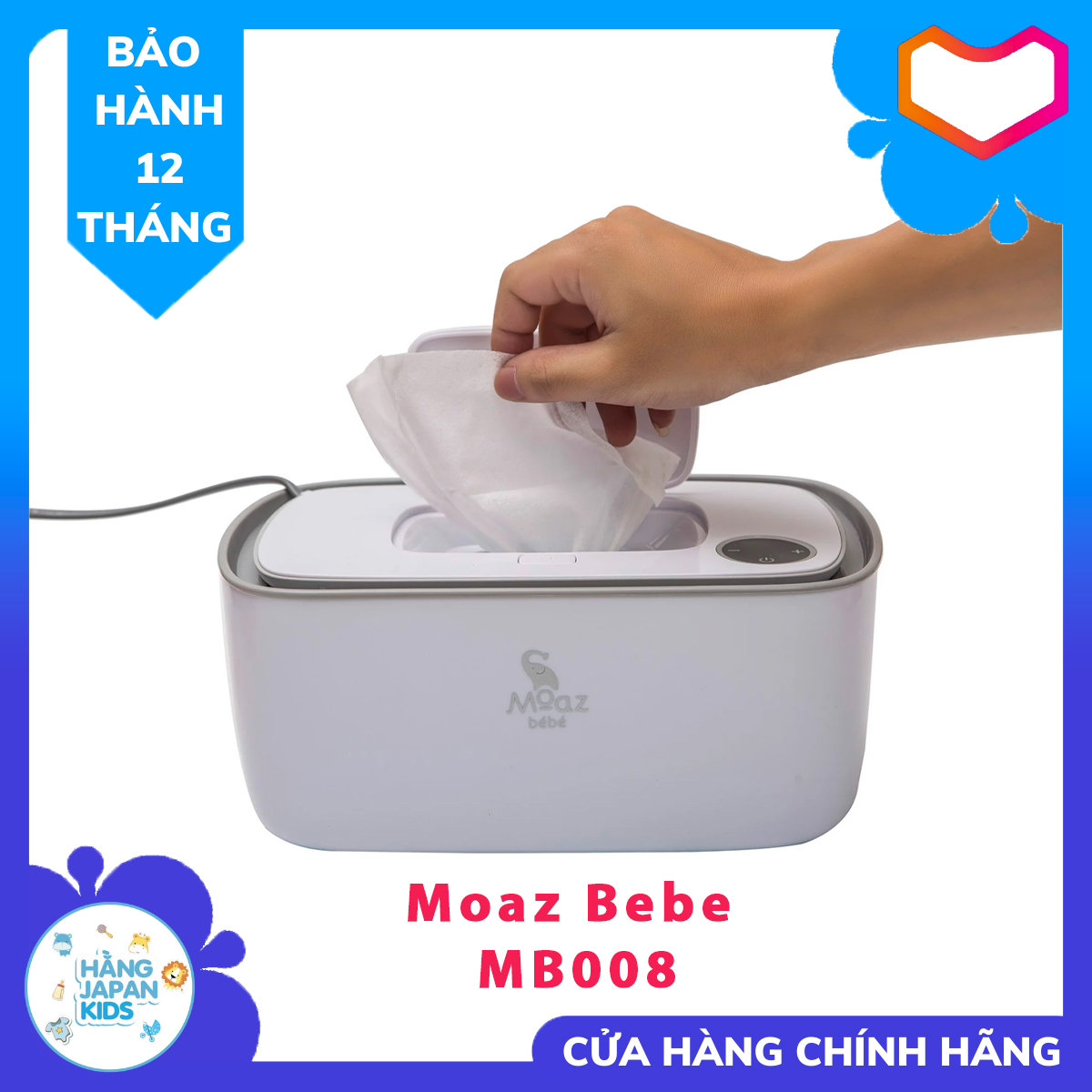 Thiết bị làm ấm khăn ướt Moaz Bebe MB008