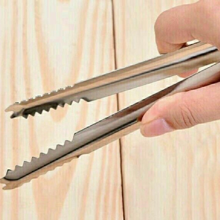 Kẹp gắp đá, gắp thức ăn dài 30cm bằng inox không gỉ