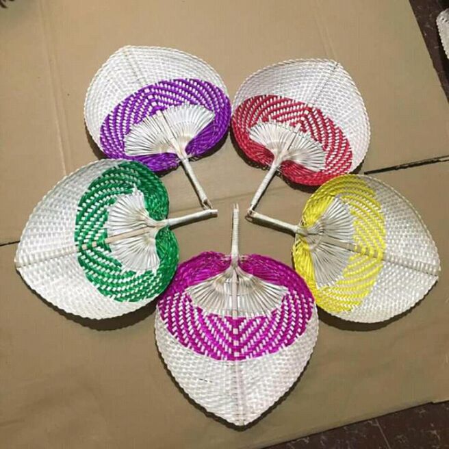 Quạt lá đề hình tim size lớn 30cm