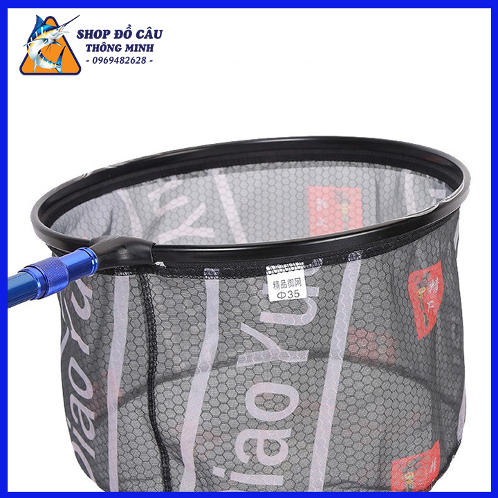 [Cao Cấp] Mặt Vợt Cá Carbon vành tròn 35cm 40cm Chuyên Câu Đơn Câu Đài LK-2 ( Shop Đồ Câu Thông Minh )