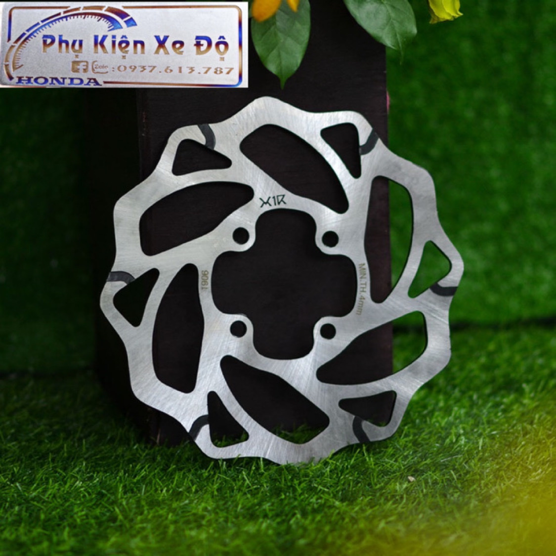Dĩa Thắng Đĩa Trước X1R 220mm Cho Xe Exciter 135, Sirius, Wave