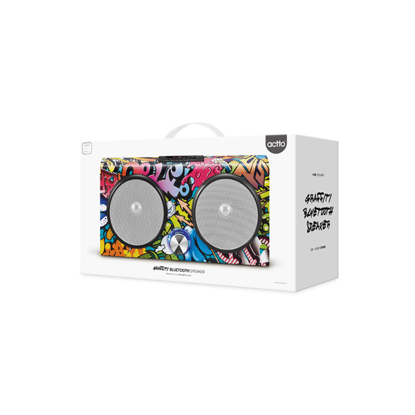 Loa bluetooth 4.2 thiết kế Graffiti độc đáo - Graffiti Bluetooth Speaker Actto BTS-20