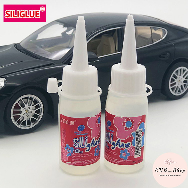 Keo dán vải, len sợi, đồ thủ công... - Keo Siliglue 30ml